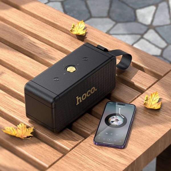 Фото - Портативная акустика HOCO HT1 Max Marquis sports BT speaker, 20W*2, Black (6942007654647)