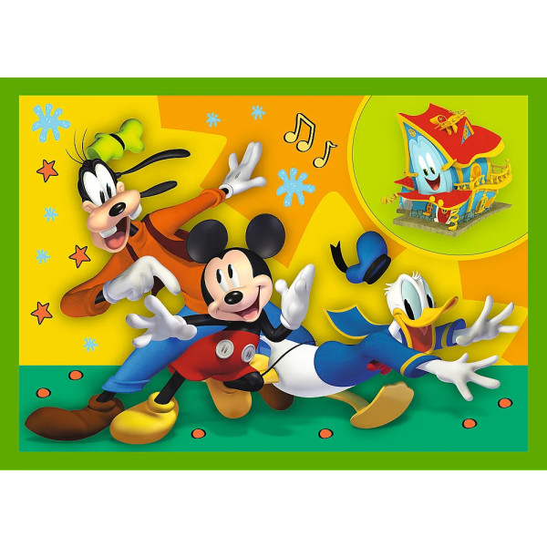 Фото - Пазли (3-4 роки) Trefl 4в1 Mickey&friends Серед друзів (46169)
