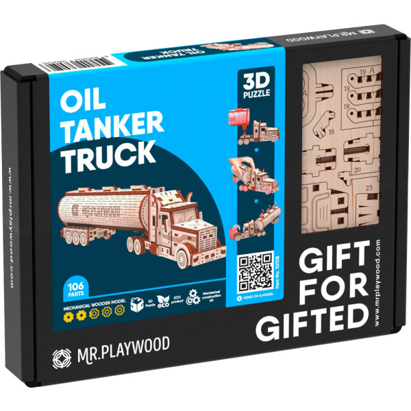 Фото - 3D пазли Mr.Playwood Бензовоз механічний (10108)