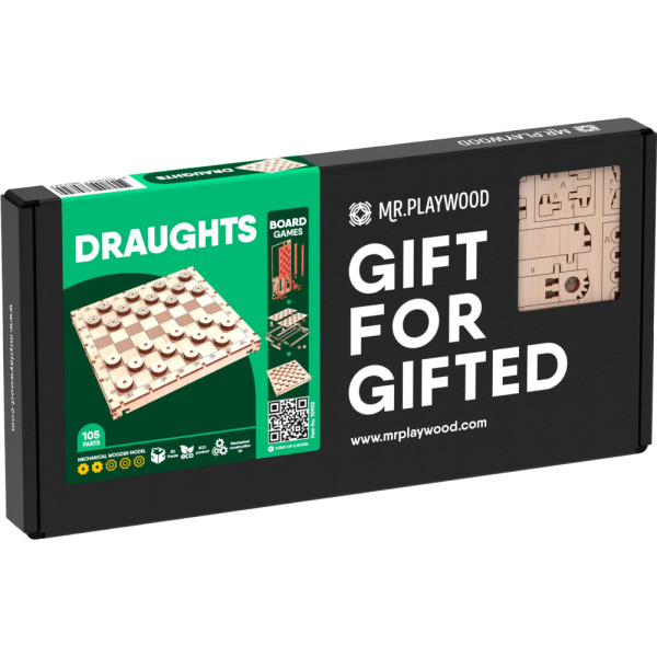 Фото - 3D пазли Mr.Playwood Шашки механічні (10902)