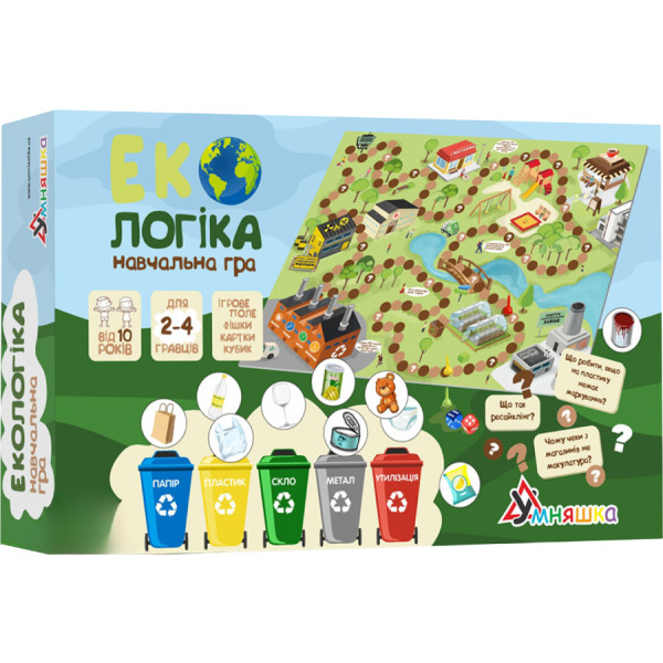 Фото - Настільна гра (8+) Умняшка Екологіка (1319) Фото - Настільна гра (8+) Умняшка Екологіка (1319)