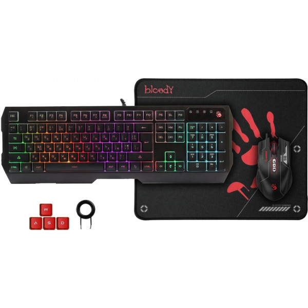 Фото - Клавіатура+миша Bloody B1700  Black