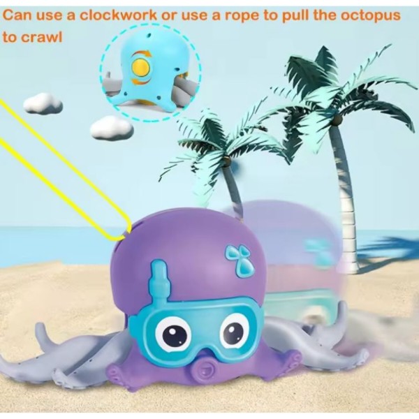 Фото - Іграшка для ванної BATH TOYS Восьминіг заводиться плаває і ходить в асортименті (HG-5073)