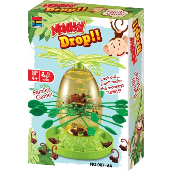 Фото - Настільна гра (5-7 років) Kingso Toys Веселі мавпи (007-64)