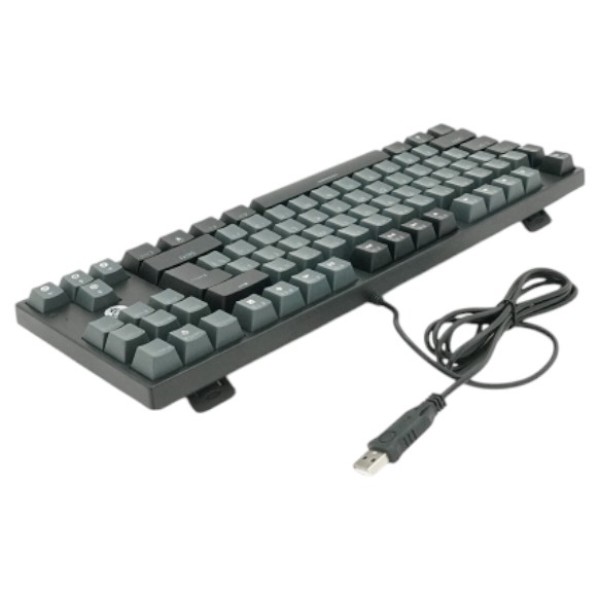 Фото - Клавиатура проводная игровая Fantech ATOM MK876 (Eng) Grey (red switch)