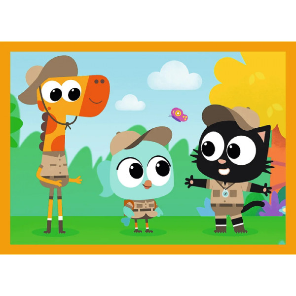 Фото - Пазли (3-4 роки) Trefl Зустрічайте Майло та його друзів/Milo (34654)