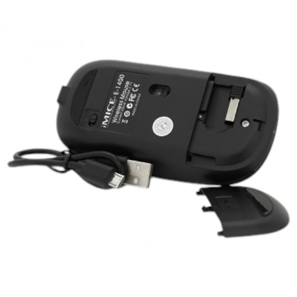Фото - Миша бездротова iMice E-1400 Black
