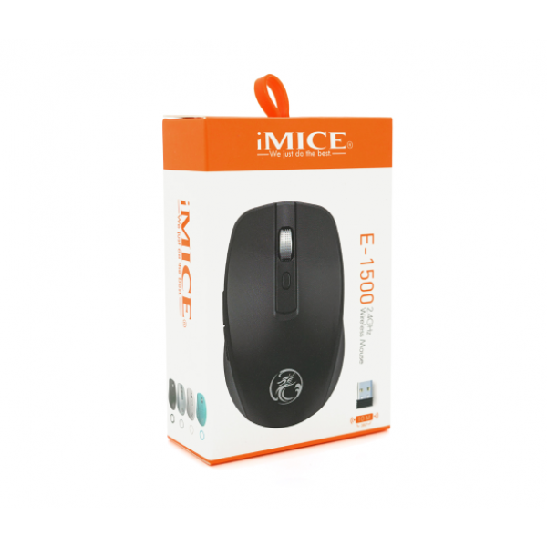 Фото - Миша бездротова iMice E-1500 Black