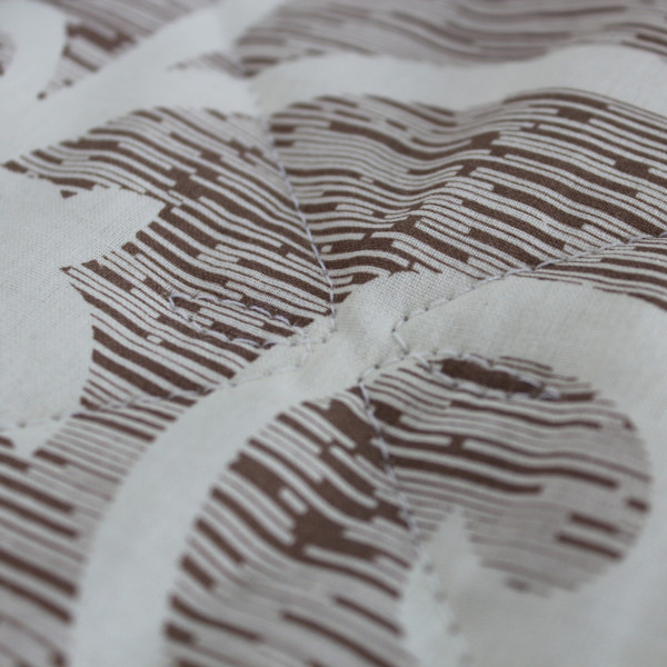 Фото - Покрывало двуспальное ТЕП ELEGANT COTTON 220х240 Beige and White (4-04578_32778)