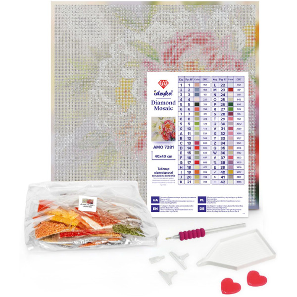 Фото - Алмазний живопис Ideyka Мандаринове варення 30х40 см (AMO8128)