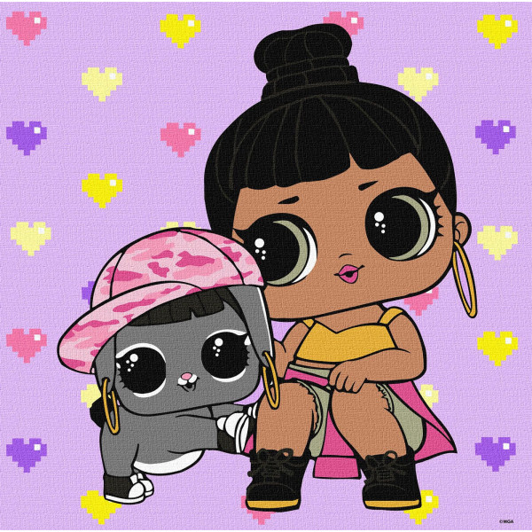 Фото - Картина за номерами Ideyka L.O.L. Surprise! TroopSurprise Honey Bun With Bunny Hun 40х40 см (KHO6292) Фото - Картина за номерами Ideyka L.O.L. Surprise! TroopSurprise Honey Bun With Bunny Hun 40х40 см (KHO6292)