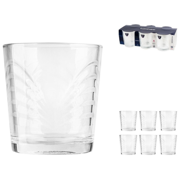 Фото - Набір склянок Luminarc Genova 250 мл 6 шт. (Q0473)