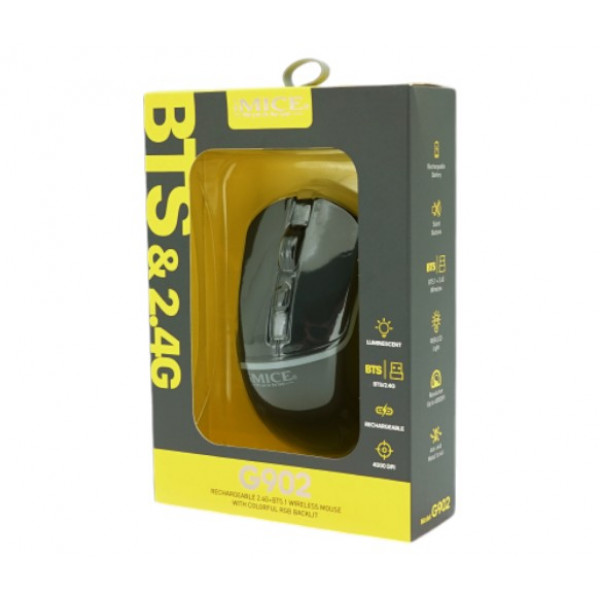 Фото - Мышь беспроводная игровая iMice G-902 Black