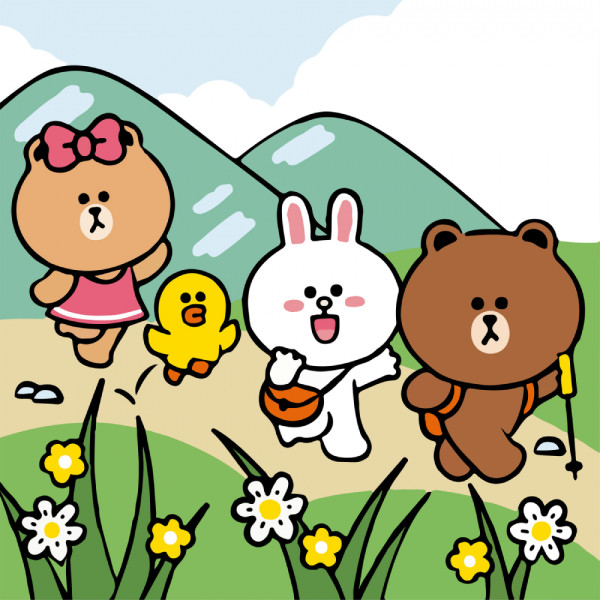 Фото - Картина по номерам Santi Лайн Фрэндс. Путешествие Чоко, Салли, Лошади и Брауна 25х25 см (955371)