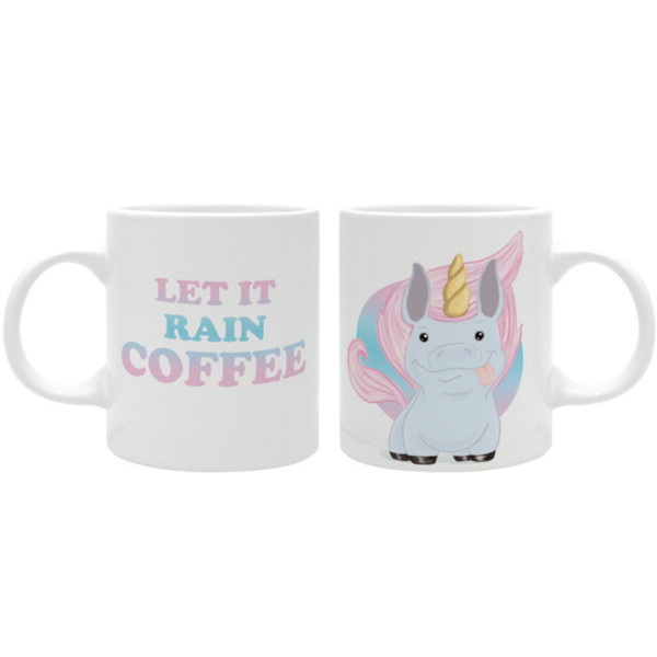 Фото - Чашка ABYstyle Unicorn - Lol And Co - Let It Rain Coffe 320 мл (TGGMUG144)