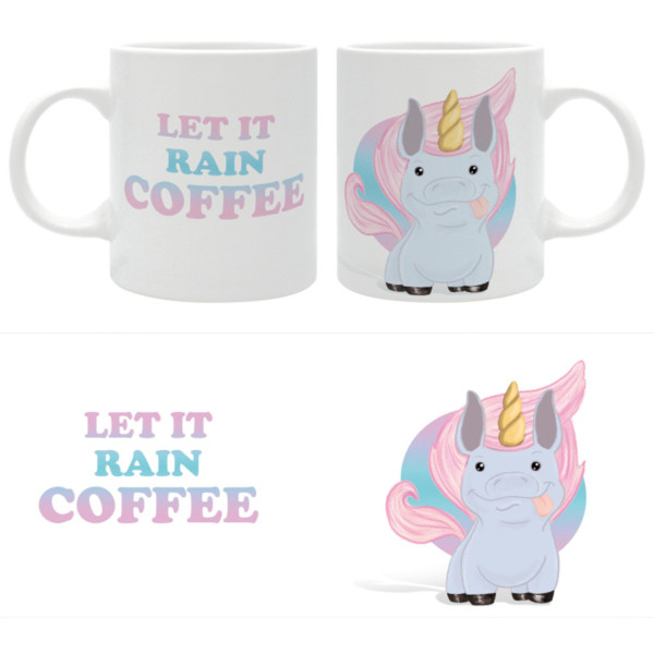Фото - Чашка ABYstyle Unicorn - Lol And Co - Let It Rain Coffe 320 мл (TGGMUG144)