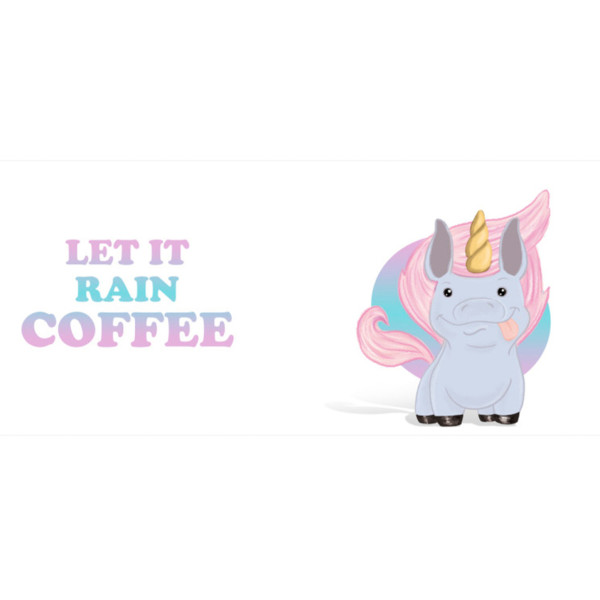 Фото - Чашка ABYstyle Unicorn - Lol And Co - Let It Rain Coffe 320 мл (TGGMUG144)