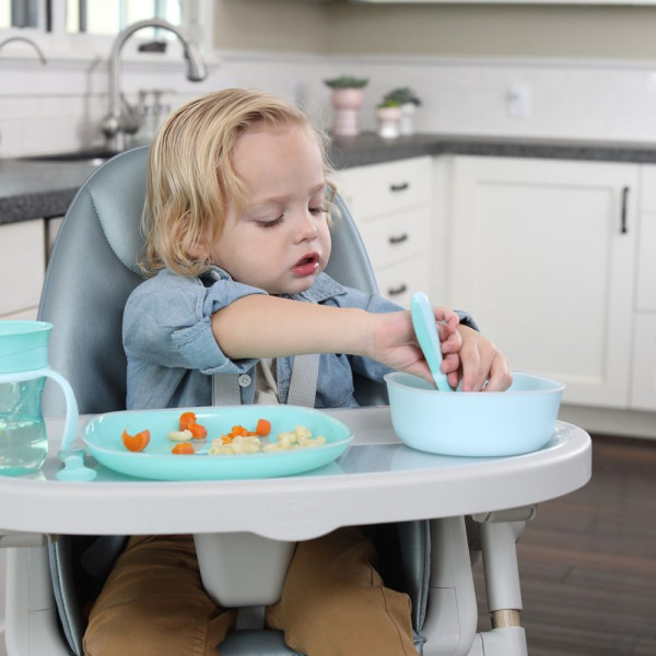 Фото - Тарілка для малюка Chicco з кришкою від 6 місяців, кол.25 (16001.25)