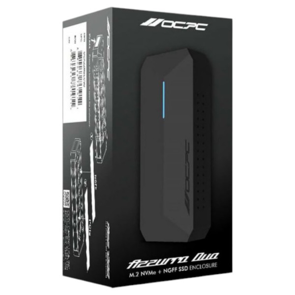 Фото - Внешний карман OCPC SSD M.2 PCIe OCPC AZURRO DUO (OCAZZM2ECSD)