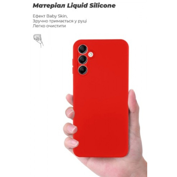 Фото - Чехол для смартфона Armorstandart Icon Case for Samsung A14 4G / A14 5G Camera cover Red (ARM66170)