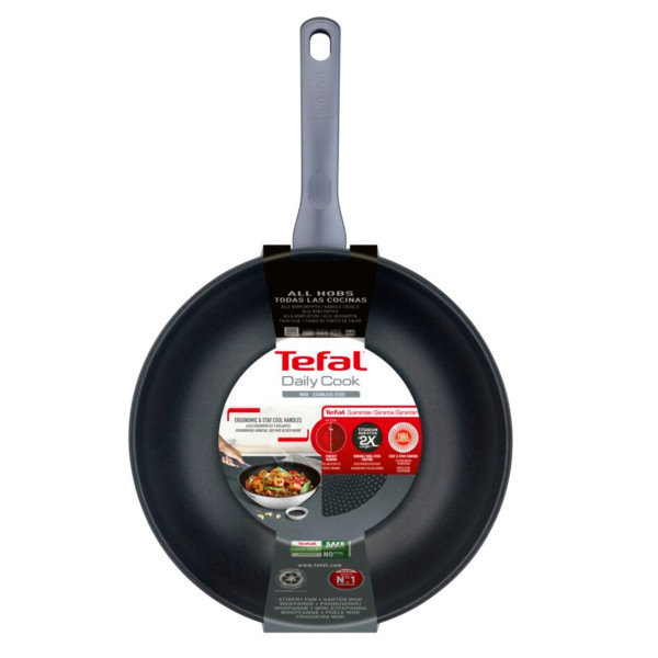 Фото - Сковорода ВОК Tefal G7131944 Daily Cook 28 см