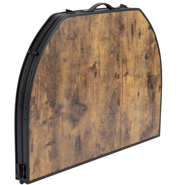 Фото - Складаний стіл Bo-camp Melrose Oval 120x80 см Black/Wood look (1404220)