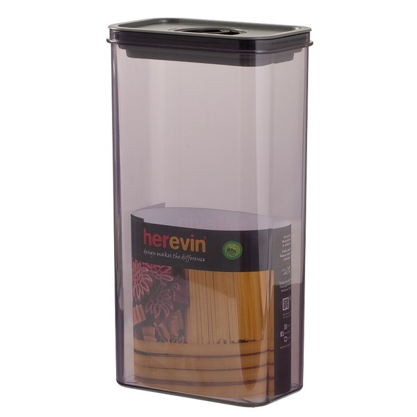 Фото - Емкость для хранения Herevin Canister-Vacuum Lid-Black 3 л (161194-012)