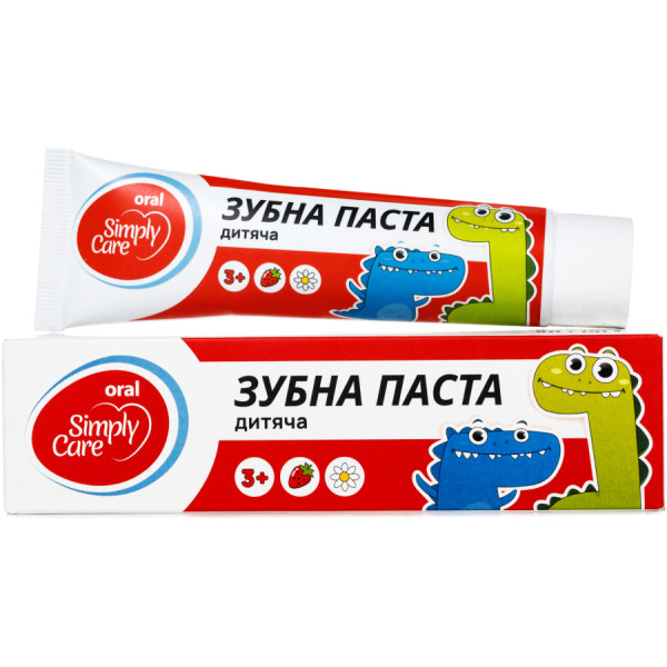 Фото - Зубна паста дитяча Simply Care 50 г (4820206213525)