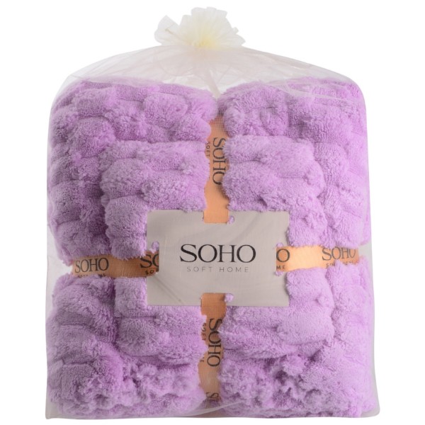 Фото - Набір рушників SOHO 35х75+70х140 см мікроф. Sote Lilac