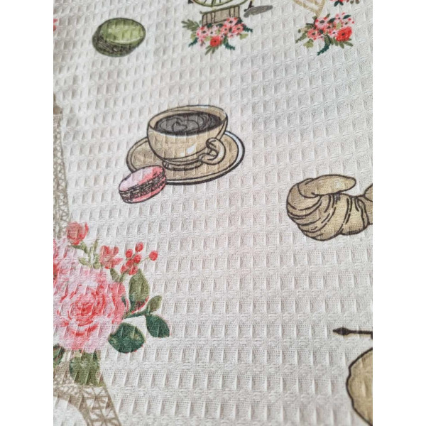 Фото - Рушник кухонний Прованс вафельний PARIS 46х60 cм (040486)