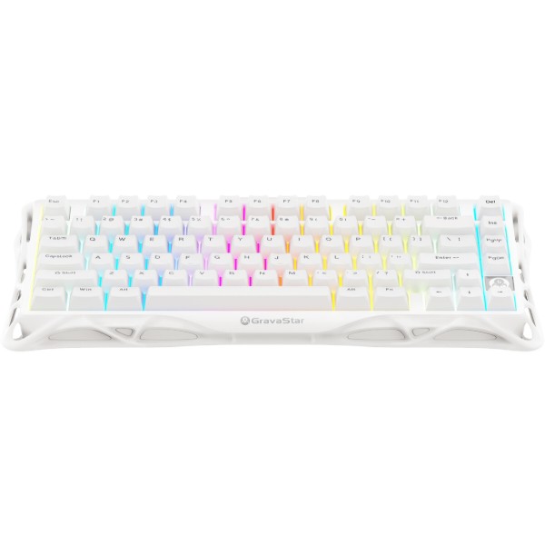 Фото - Клавиатура беспроводная игровая GravaStar Mercury K1 Lite 80keys BSUN Grey BT/WL/USB White (GSK1LITE_WHT) Фото - Клавиатура беспроводная игровая GravaStar Mercury K1 Lite 80keys BSUN Grey BT/WL/USB White (GSK1LITE_WHT)