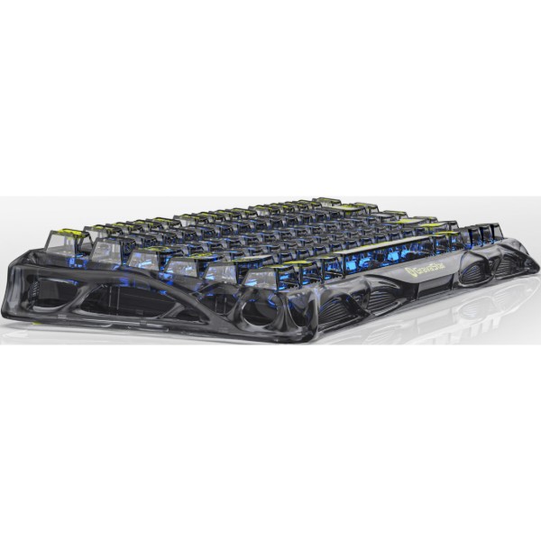 Фото - Клавіатура бездротова ігрова GravaStar Mercury K1 Lite 80keys BSUN Grey BT/WL/USB 
Black (GSK1LITE_XTAL_BLK)
