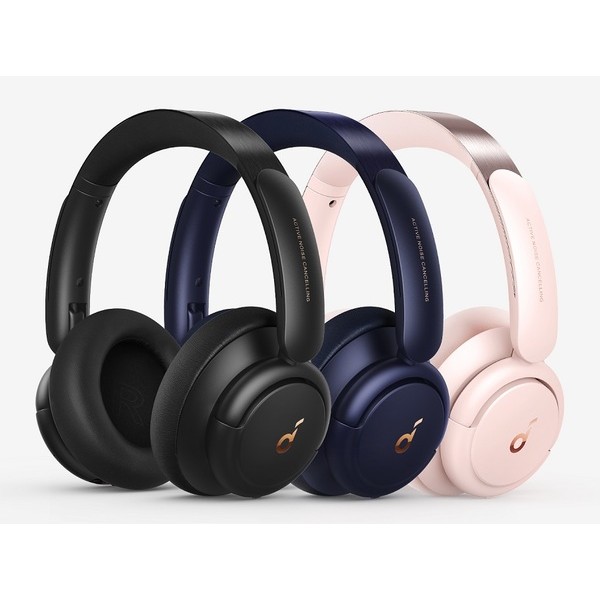 Фото - Навушники повнорозмірні бездротові Anker SoundСore Life Q30 v2 Midnight Blue (A3028333)
