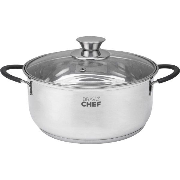 Фото - Каструля BRAVO CHEF Safran 5 л з кришкою (BC-2014-24) Фото - Каструля BRAVO CHEF Safran 5 л з кришкою (BC-2014-24)