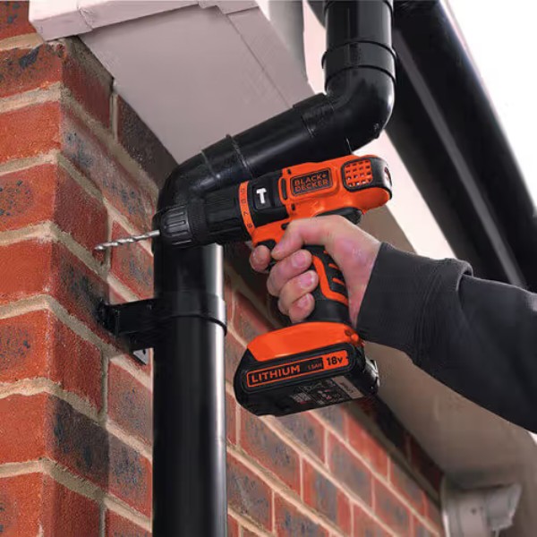 Фото - Ударний дриль Black&Decker BDCH188N