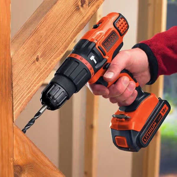 Фото - Ударний дриль Black&Decker BDCH188N