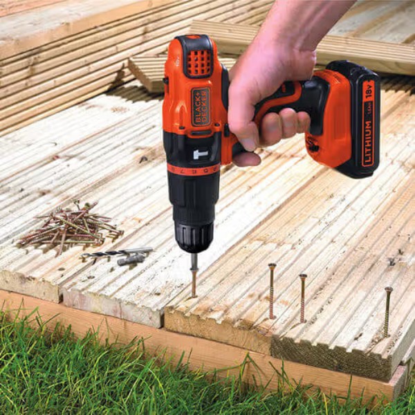 Фото - Ударний дриль Black&Decker BDCH188N