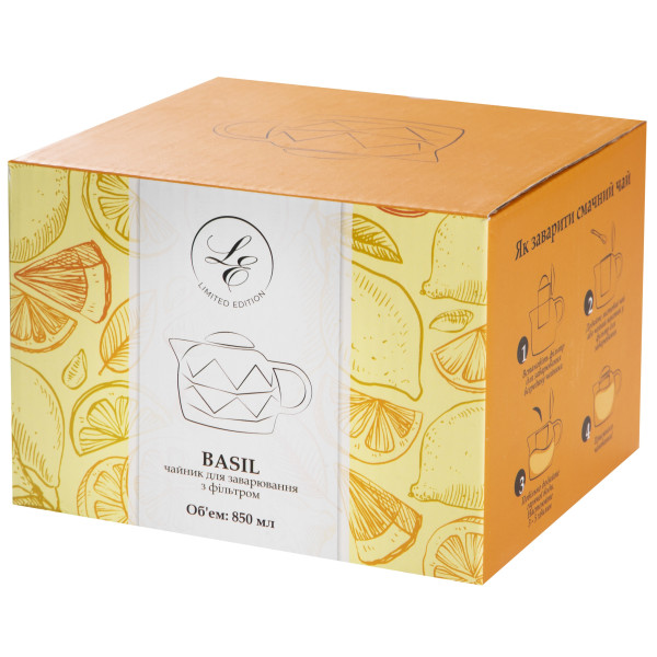 Фото - Чайник заварювальний Limited Edition BASIL 850 мл (B050021)