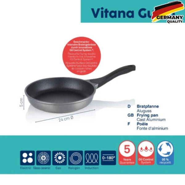 Фото - Сковорода універсальна Kela Vitana Gusto 24 см (10089)