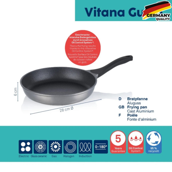 Фото - Сковорода універсальна Kela Vitana Gusto 28 см (10090)