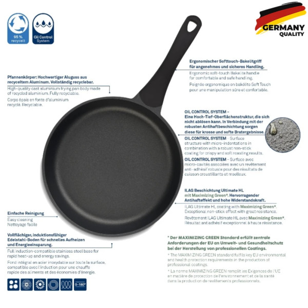 Фото - Сковорода універсальна Kela Vitana Gusto 28 см (10090)