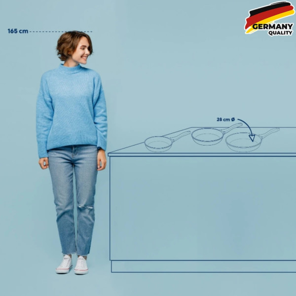 Фото - Сковорода універсальна Kela Vitana Gusto 28 см (10090)