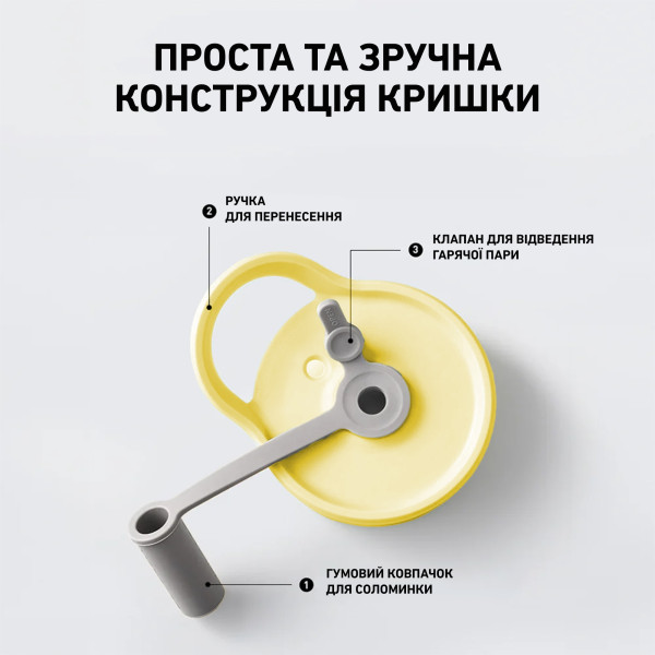 Фото - Бутылка для воды BUYDEEM CD1017 Mellow Yellow (CD1017-MY)