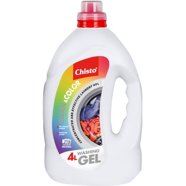 Фото - Гель для прання Chisto 4 л Clean&Color (4823098415589)