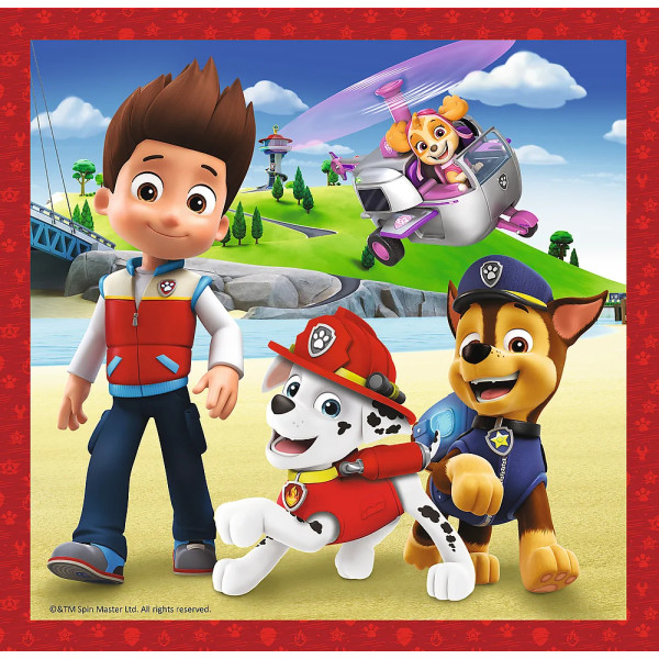 Фото - Пазлы (3-4 года) Trefl 3в1 Paw Patrol Счастливые собаки (48675)