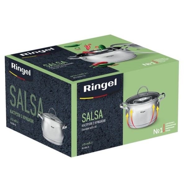 Фото - Кастрюля Ringel Salsa 8.4 л(RG-2034-26)