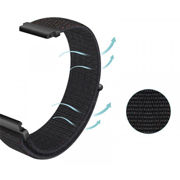 Фото - Ремінець для смарт-годинника BeCover Nylon Style for Xiaomi Amazfit Bip/Bip Lite/Bip S Lite/GTR 42mm/GTS/TicWatch S2/TicWatch E Blue-Green (705826)