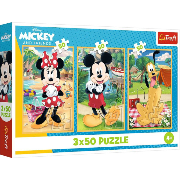 Фото - Пазлы (3-4 года) Trefl 3x50 Mickey&friends Мышь на празднике (5900511348811)