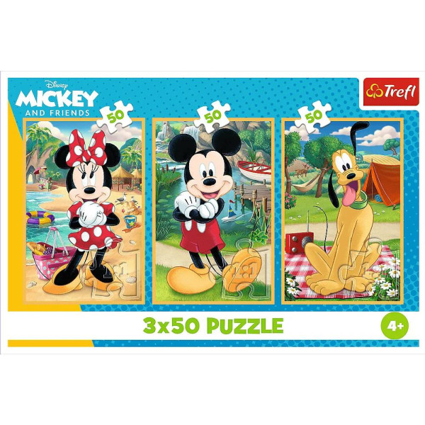 Фото - Пазлы (3-4 года) Trefl 3x50 Mickey&friends Мышь на празднике (5900511348811)