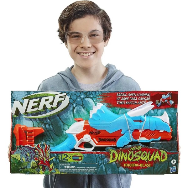 Фото - Бластер многозарядный Hasbro Nerf Дино Трицерабласт (F0803)